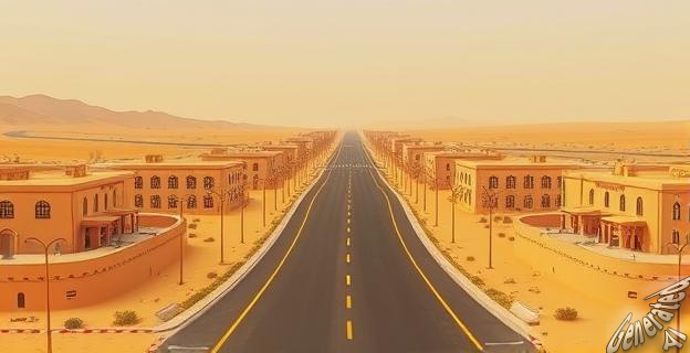 Las obras de The Line han quedado detenidas