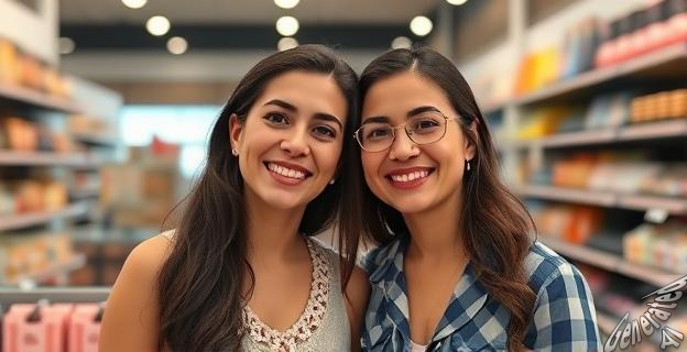 Se reunieron en una tienda y estuvieron bastante tiempo