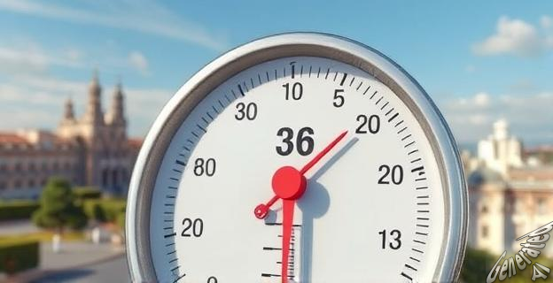 36 grados en el centro de la Comunidad de Madrid