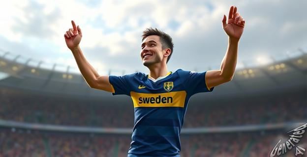 Swedberg dio una asistencia en la victoria por 3-0 ante Armenia