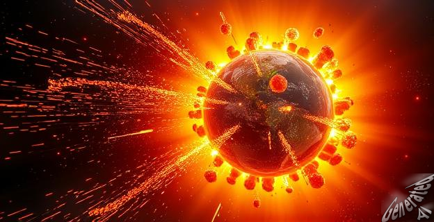 Las tormentas solares del pasado podrían haber creado las condiciones para el origen de la vida en la Tierra