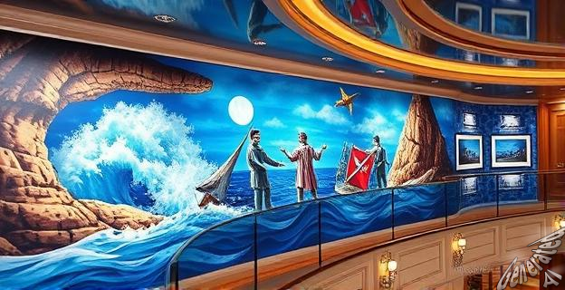 El crucero de lujo The World, Residences at Sea, expone los cuadros de Luis Gonzalo