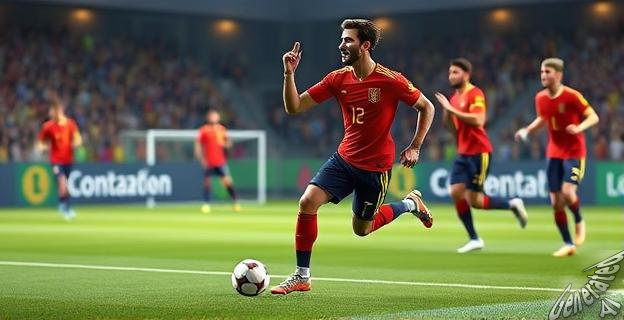 España derrotó a Georgia 2-0