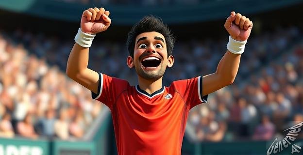 Alcaraz venció a Taylor Fritz por 6-4 y 6-2