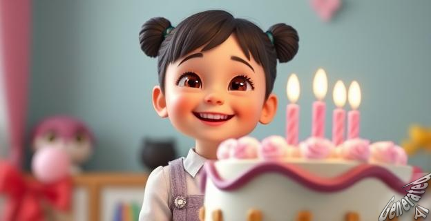 La niña respondió que cumpliría 8 años el día que deje de tener 7