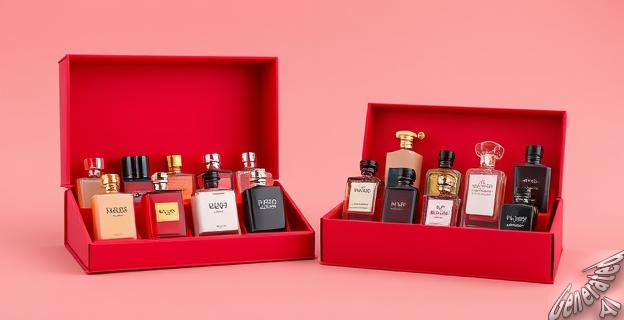 12 mini fragancias para mujer y 6 para hombre