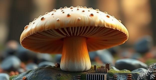 Memristores fúngicos biodegradables