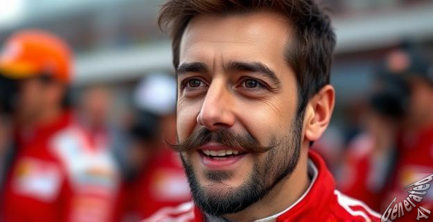 Fernando Alonso ha aparecido con un nuevo look y un bigote en el Gran Premio de Canadá