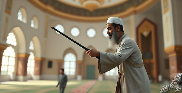 El imán golpeaba a los niños con una vara