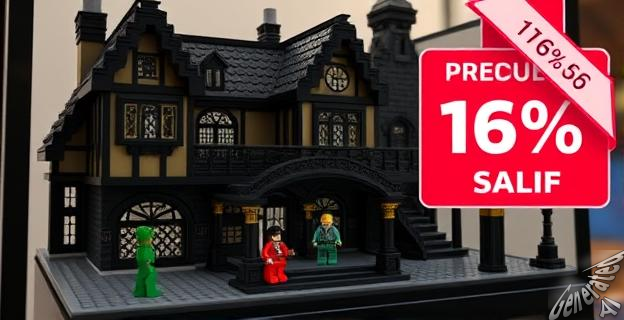 La Mansión Malfoy de LEGO cuesta 125,99 € con un descuento del 16%