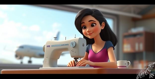 aprender a coser y pilotar un avión