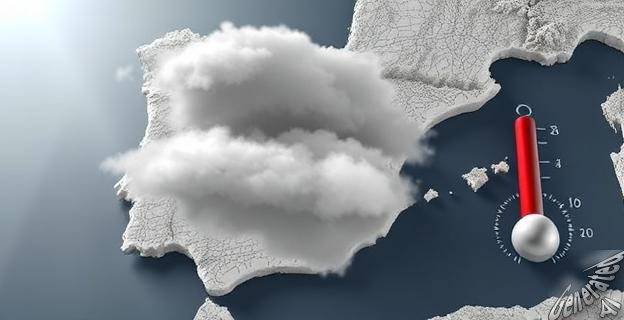 Lluvias en Baleares y temperaturas bajo cero en Castilla y Madrid