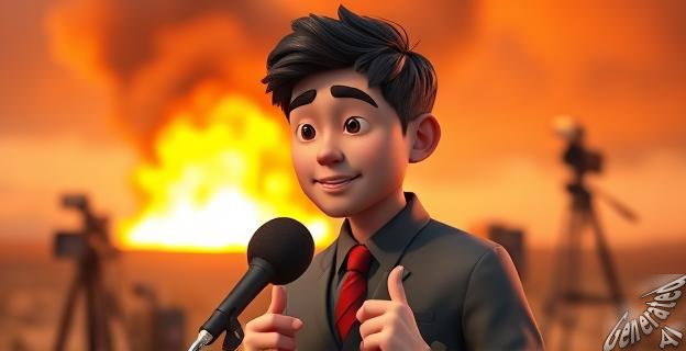 La reportera Noemí Bautista tuvo que abandonar la zona in extremis