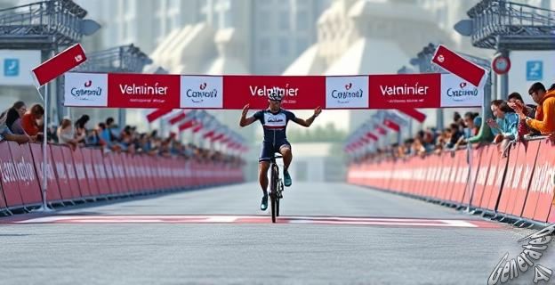 Pogacar cruzó la meta en 4h 10m con una ventaja de 14 segundos sobre Vingegaard