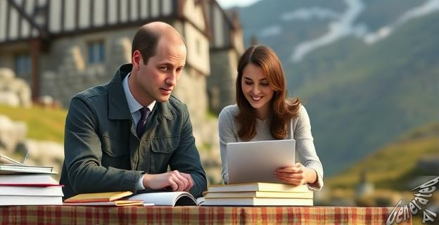 Trabajando en Escocia en su 14º aniversario de boda