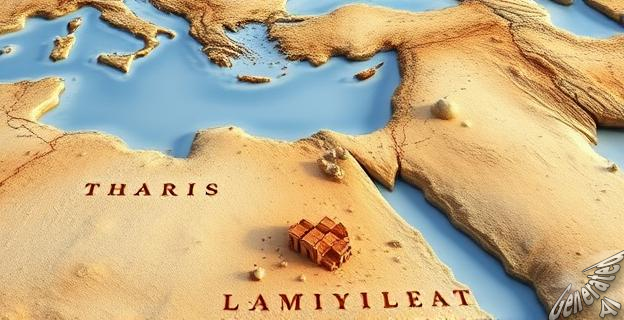 La ciudad de Tharais se encuentra en la población de El-´Iraq