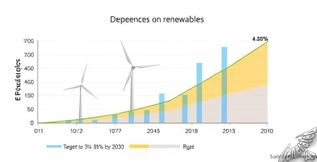 El objetivo es alcanzar un 81% de dependencia de renovables para 2030