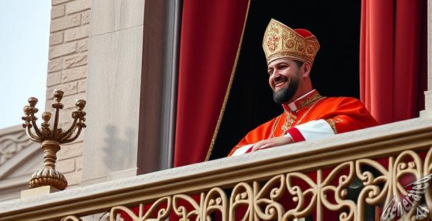 El cardenal bosnio Vinko Puljic sonreía emocionado