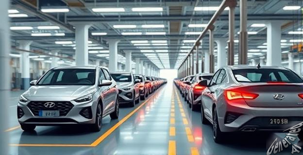 La planta de Hyundai en Ulsan produce un coche nuevo cada diez segundos