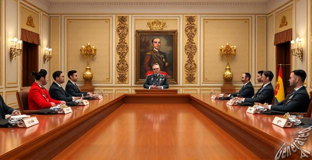 El Rey Felipe VI presidió el Consejo de Seguridad Nacional en Moncloa el 23 de abril
