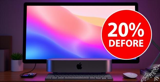 El Mac Mini M4 está disponible por 574 € con un 20% de descuento