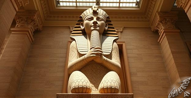 La escultura regresará oficialmente al Gran Museo Egipcio en Guiza