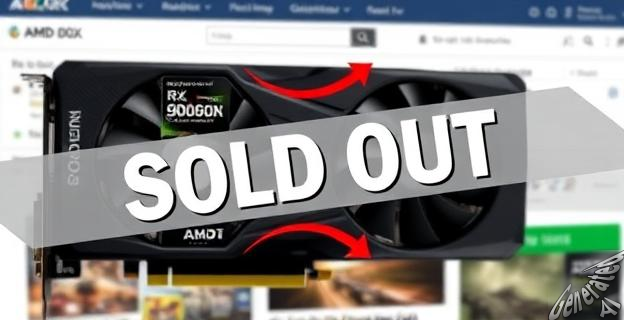 La RX 9060 XT de 16 GB se agotó rápidamente y es difícil de encontrar