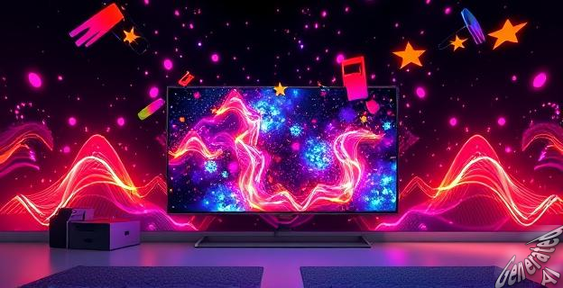 Music Wall convierte la TV en un lienzo animado que reacciona a la música