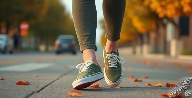 Las Vans en verde khaki cuestan 45 euros