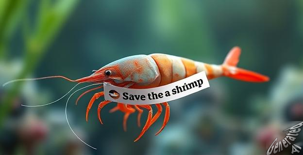 La gamba denuncia el genocidio gamberil que sufre su especie cada Primero de Mayo