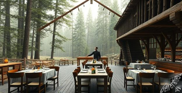 Un restaurante en un aserradero del siglo XIX con un menú degustación de 2.550 coronas suecas