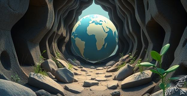 Almacenamiento de biomasa anóxica en aguas y minas profundas