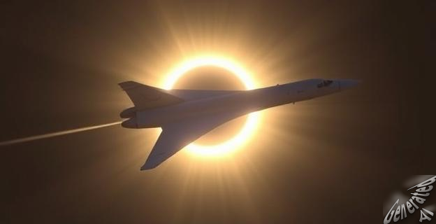 El Concorde persiguió la sombra de un eclipse solar total durante 74 minutos