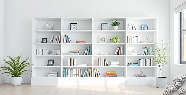 La librería estantería Spaceo de Leroy Merlin