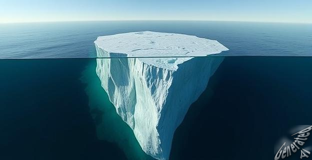 Icebergs de hasta 200 metros de grosor