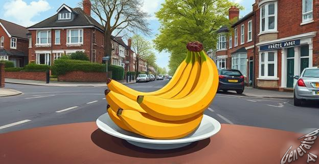 La costumbre de dejar plátanos pelados en la esquina de Abbey Road y Wensor Avenue cada mes es un misterio que divide a la comunidad de Beeston.