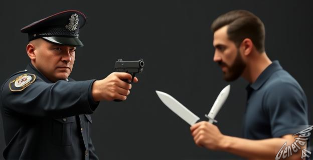 El sospechoso fue abatido por la policía después de acuchillar a su compañero de cuarto