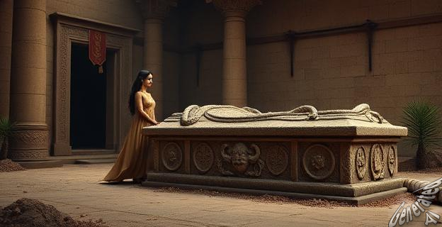 La tumba de una joven de élite de 18 años con un ajuar funerario lujoso