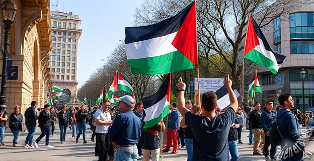 Dos detenidos y 100.000 asistentes a las protestas