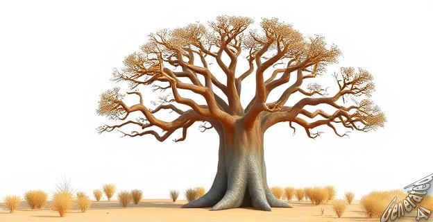 El baobab puede vivir más de 5.000 años y almacenar hasta 140.000 litros de agua