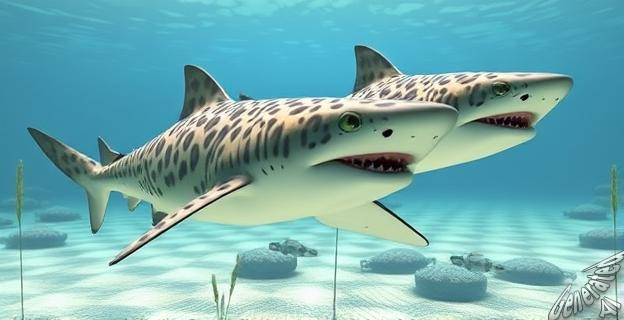 Una hembra de tiburón leopardo se apareó con dos machos durante 63 y 47 segundos