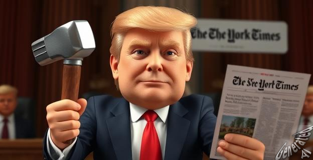 Trump demanda 15.000 millones de dólares