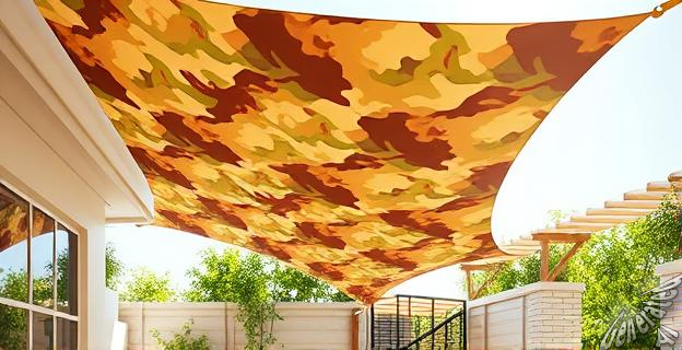 El toldo vela tipo camuflaje cuesta 42,99 euros