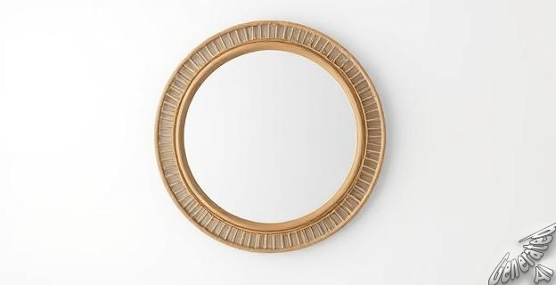 El espejo enmarcado redondo Taboa Inspire de Leroy Merlin