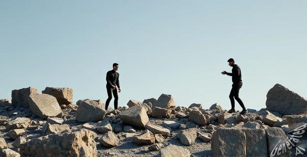 Una mujer lesionada y varios vehículos dañados