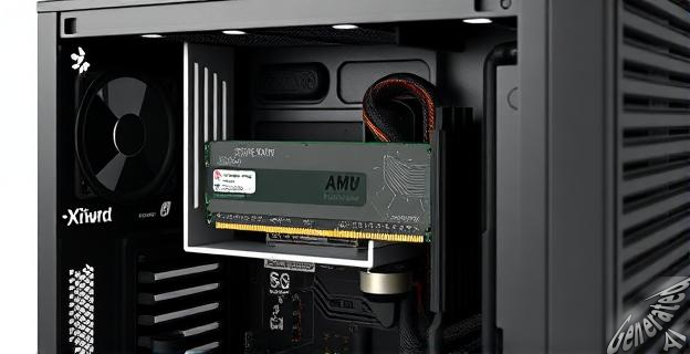 Un módulo de RAM suelto que probablemente se había desconectado durante el transporte