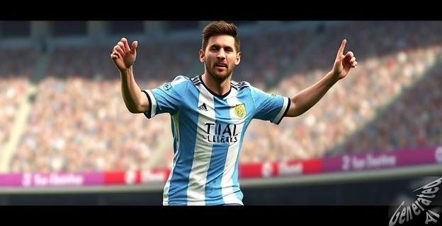 Argentina ganó 3-0 con dos goles de Messi