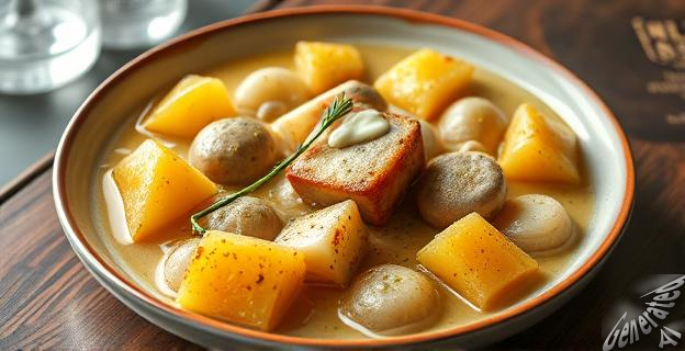 El gazpachuelo se puede hacer con solo tres ingredientes básicos: patatas, merluza y mayonesa casera