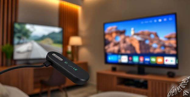 Un Chromecast o Fire TV con una app de IPTV