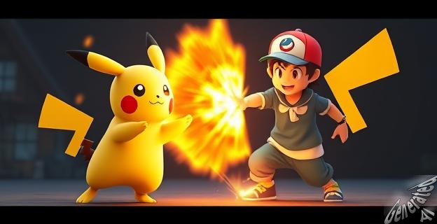 Pikachu y Ash realizaron un Oyako Kamehameha en el Episodio 144